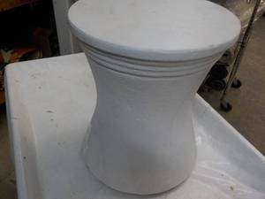 Threshold White Faux Stone Pation A...
