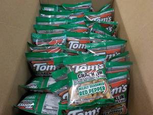 Case of Toms Cracklin Strips past...