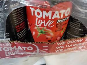 12 ct Red Gold Tomato Love 10 oz ca...