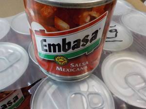 12 ct 7 oz cans Embasa Salsa Mexica...