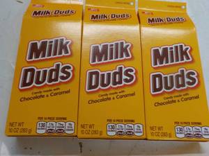 3 ct 10 oz boxes Milk Duds - in dat...