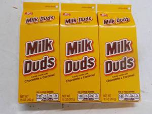 3 ct 10 oz boxes Milk Duds - in dat...