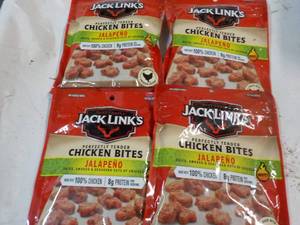 4 ct 3.25 oz bags Jack Links Chicke...