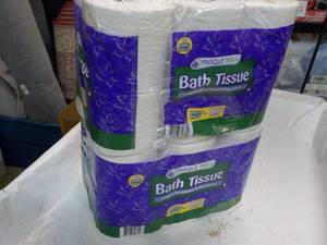 24 rolls Pasque 2 Ply Bath Tissue...
