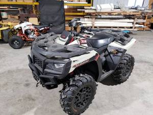 lot 7 image: Artic Cat Alterra 600 ATV - Taupe with Black  Red accents - used