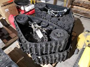 lot 4 image: Set of 4 UTV tracks - includes fitment kit for Prowler Pro - used