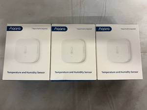 3 Pack of Aqara Temperature and Humidity Sensors