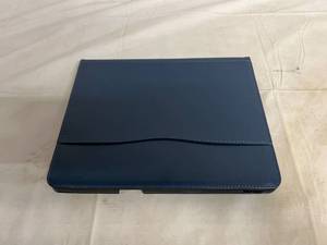 Blue Leather iPad Case