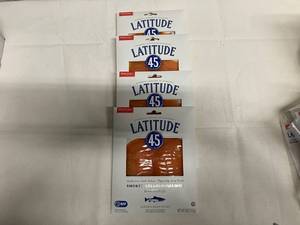D. 4x 4oz 45 Latitude 45 Smoked Atlantic Salmon Slice & Ready to Eat