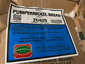 L. 20x Pumpernick Bread Loaves