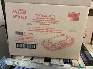 125ct Microwave Vented Dome Lid Containers