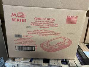 125ct Microwave Vented Dome Lid Containers