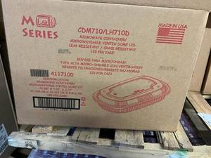 125ct Microwave Vented Dome Lid Containers