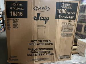 1,000ct 16oz Hot or Cold Insulted Cups