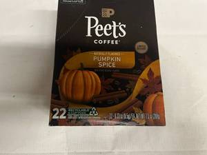 MM. 22ct Peets Pumpkin Spice Kcups