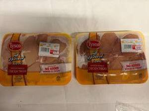 2pkgs Boneless Skinless Chicken Thighs-Photo Shows Avg Wgt will not be exact