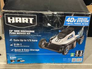 lot 365 image: HART 40-Volt Cordless 18 Push Mower