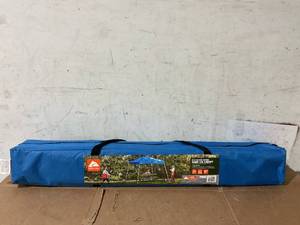 lot 234 image: Ozark Trail 10 x 10 Instant Slant Leg Pop-up Canopy Outdoor Shading Shelter, Blue