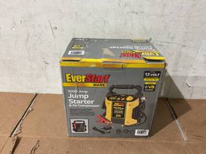 lot 235 image: EverStart Maxx 1000 Amp Jump Start and Air Compressor