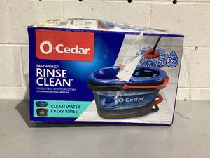 lot 510 image: O-Cedar RinseClean Clean Water Spin Mop and Bucket System