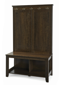lot 122 image: Better Homes & Gardens Parker Hall Tree, Estate Toffee Finish