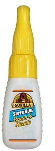 lot 491 image: LOT OF 51 Gorilla Clear Super Glue Brush and Nozzle, 10 Gram Bottle