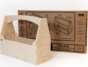 lot 494 image: LOT OF Jimmys Workshop I Make You Build Toy Tool Box DIY Craft, Woodworking for Beginners