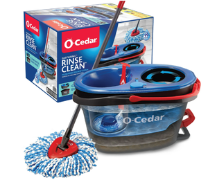 lot 507 image: O-Cedar RinseClean Clean Water Spin Mop and Bucket System