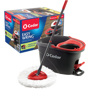 lot 508 image: LOT OF 2 O-Cedar EasyWring Spin Mop & Bucket System