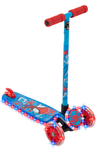 lot 629 image: Huffy Marvel Spidey & His Amazing Friends Toddler Scooter, Ages 3, Lights