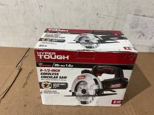 lot 236 image: Hyper Tough 20V Lithium-Ion 6-12 Circular Power Saw