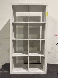 lot 134 image: 8-cube Storage Organizer, Open Back Bookcase Display Storage Shelf for Bedroom Living Room