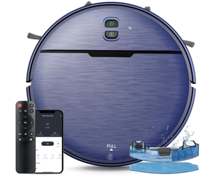 lot 50 image: BR151 Robot Vacuum and Mop Combo, 2 in 1 Mopping Robot Vacuum Cleaner