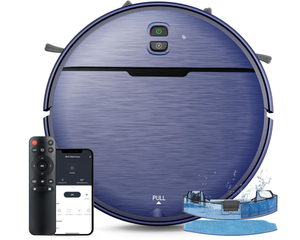 lot 55 image: BR151 Robot Vacuum and Mop Combo, 2 in 1 Mopping Robot Vacuum Cleaner