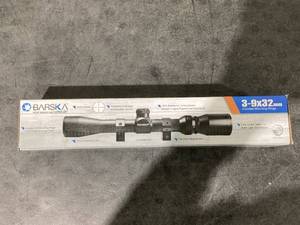 lot 674 image: Barska 3-9x32mm 3030 Crosshair Reticle Rifle Scope