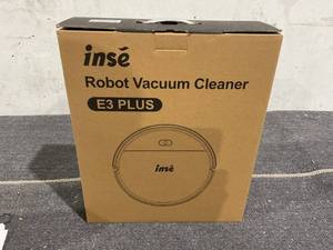 lot 77 image: INSE Robot Vacuum Cleaner with 2200Pa, Self-Charging E3 Plus