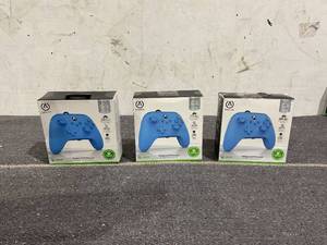 lot 149 image: LOT OF 3 PowerA Wired Controller For Xbox Series XS - Black, Gamepad, Video Game Controller Works with Xbox One