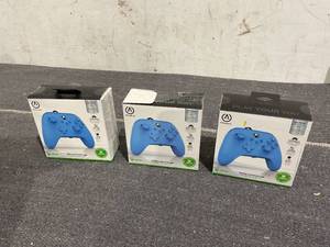 lot 151 image: LOT OF 3 PowerA Wired Controller For Xbox Series XS - Black, Gamepad, Video Game Controller Works with Xbox One