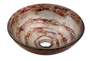 lot 88 image: Kraus Glass Vessel 16 12 Bathroom Sink GV-651