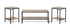 lot 138 image: 3PCS Mainstays Contemporary Rectangular Particle Board Coffee Table