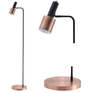 lot 359 image: JONATHAN Y JYL6102A Brady 59.50 Metal LED Task Floor Lamp