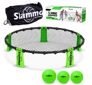 lot 393 image: GoSports Slammo Outdoor Game Set - Includes 3 Balls, Carrying Case and Rules