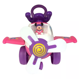 lot 405 image: Kiddieland Disney Minnie Activity Plane Ride-On