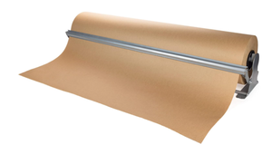 lot 415 image: IDL Packaging 36 Kraft Paper Roll Dispenser & Cutter for Rolls up