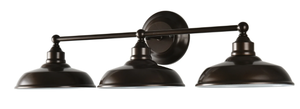 lot 619 image: Better Homes & Gardens Modern Farmhouse Triple Wall Scones 3-Light Vanity Light