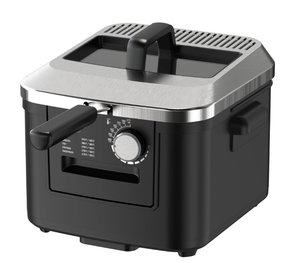 lot 662 image: Mainstays 4L Electric Deep Fryer Stainless Lid 1800W