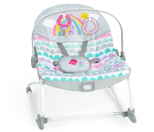 lot 248 image: Bright Starts Rosy Rainbow Infant to Toddler Rocker with Vibrations