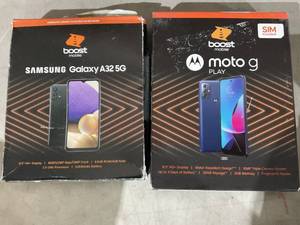 lot 454 image: LOT of 2 Boost Mobile Cell Phones