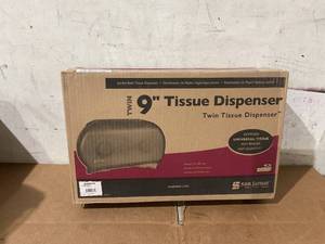 lot 250 image: San Jamar Twin 9 Jumbo Tissue Dispenser