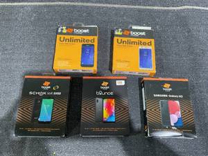 lot 169 image: LOT OF 5 Boost Mobile Phones
